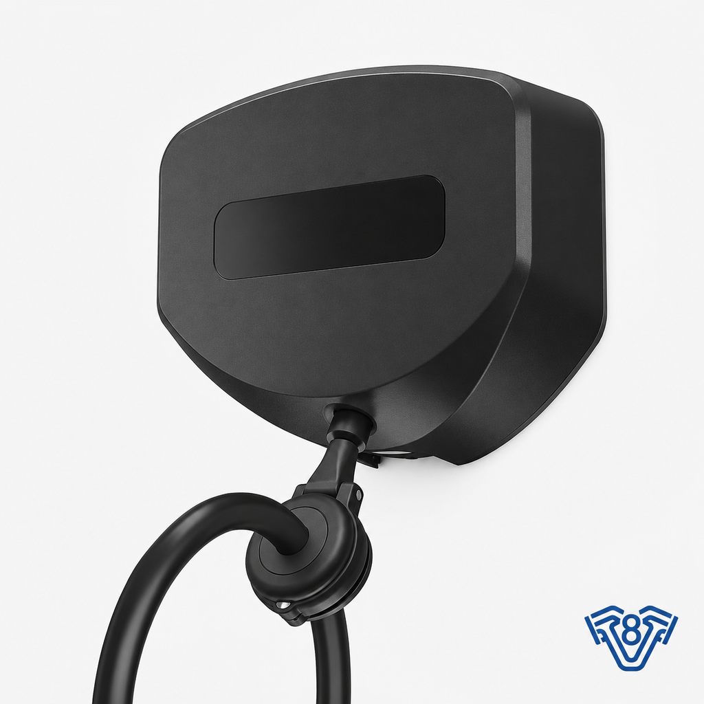 11.5 ft EV Charger Cable Retractor | Wall-Mounted Automatic Cord Organizer