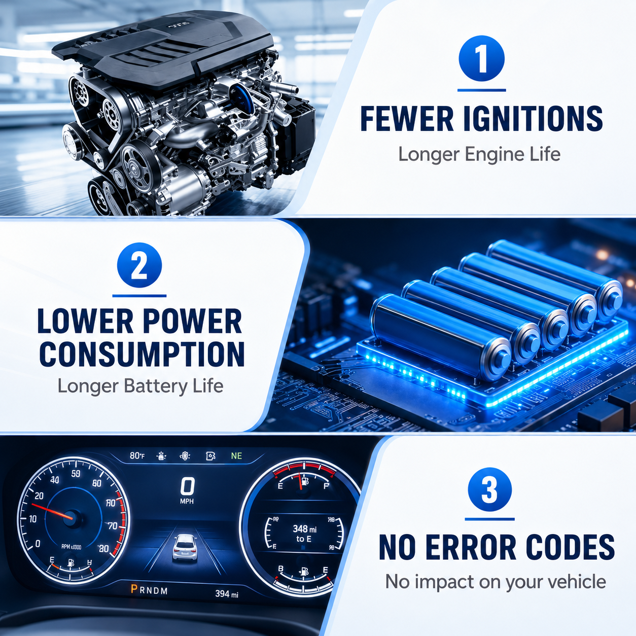 Ford Auto Start/Stop Eliminator for F-150, Bronco, Ranger, Expedition, Explorer, Escape & Maverick