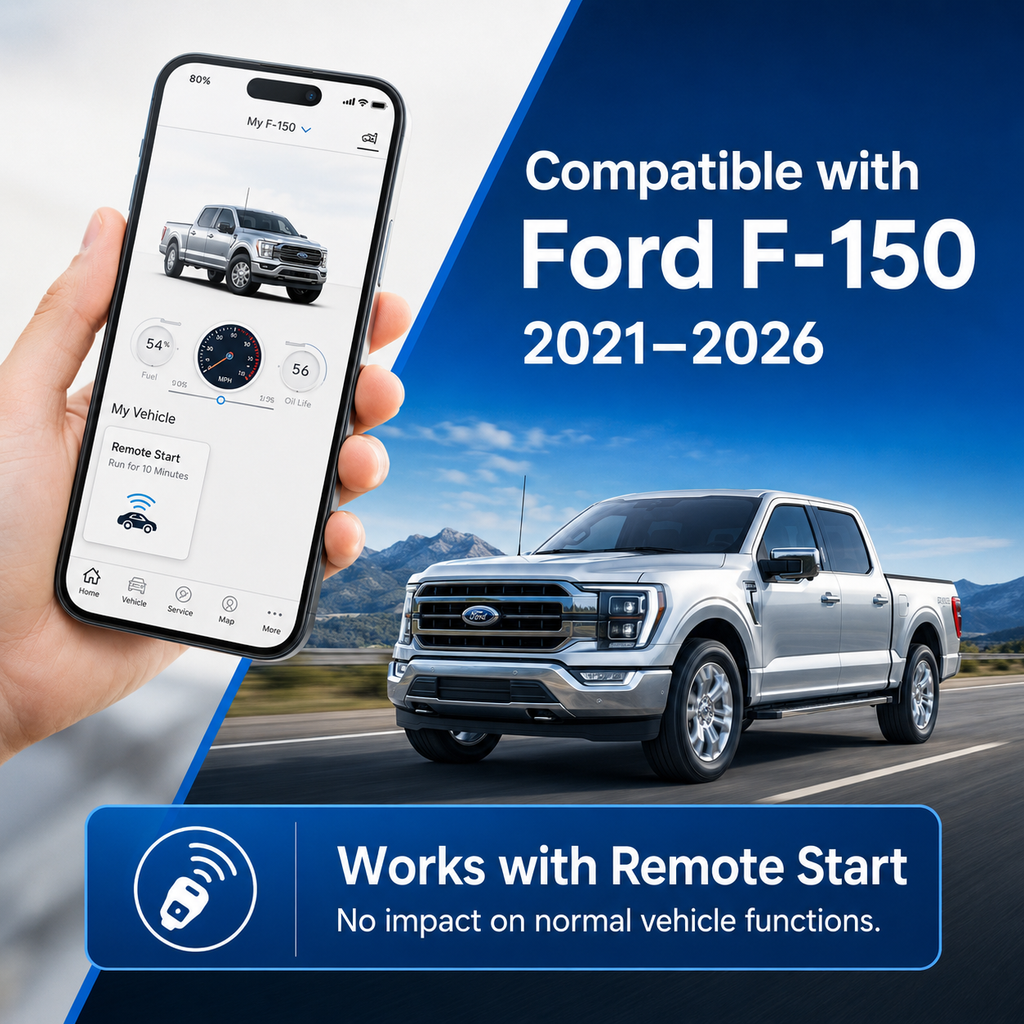 Ford Auto Start/Stop Eliminator for F-150, Bronco, Ranger, Expedition, Explorer, Escape & Maverick