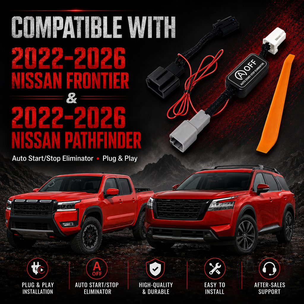 Nissan Auto Start/Stop Eliminator – Plug & Play for 2022-2026 Frontier 2022-2026 Pathfinder