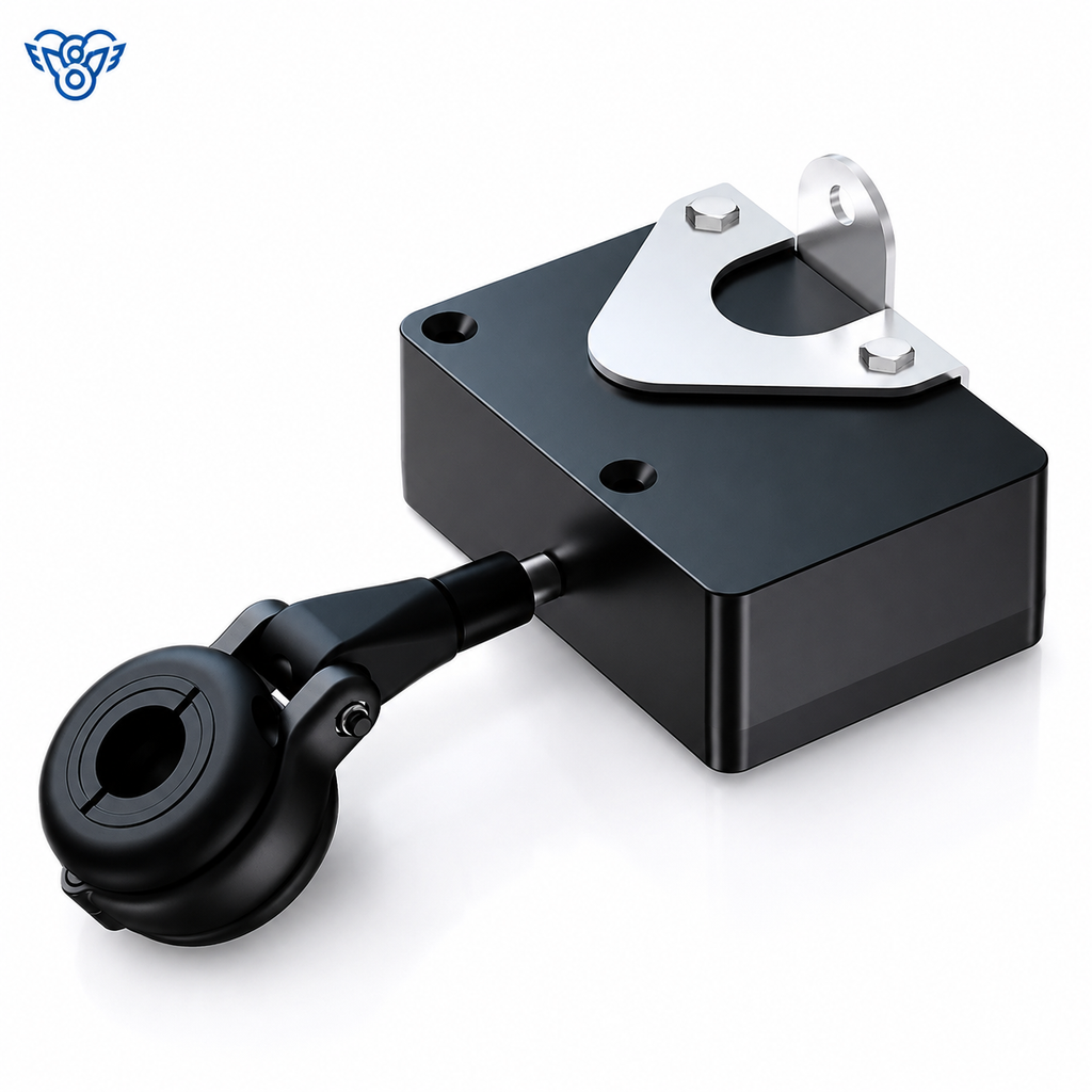 Auto-Lock EV Charger Cable Retractor